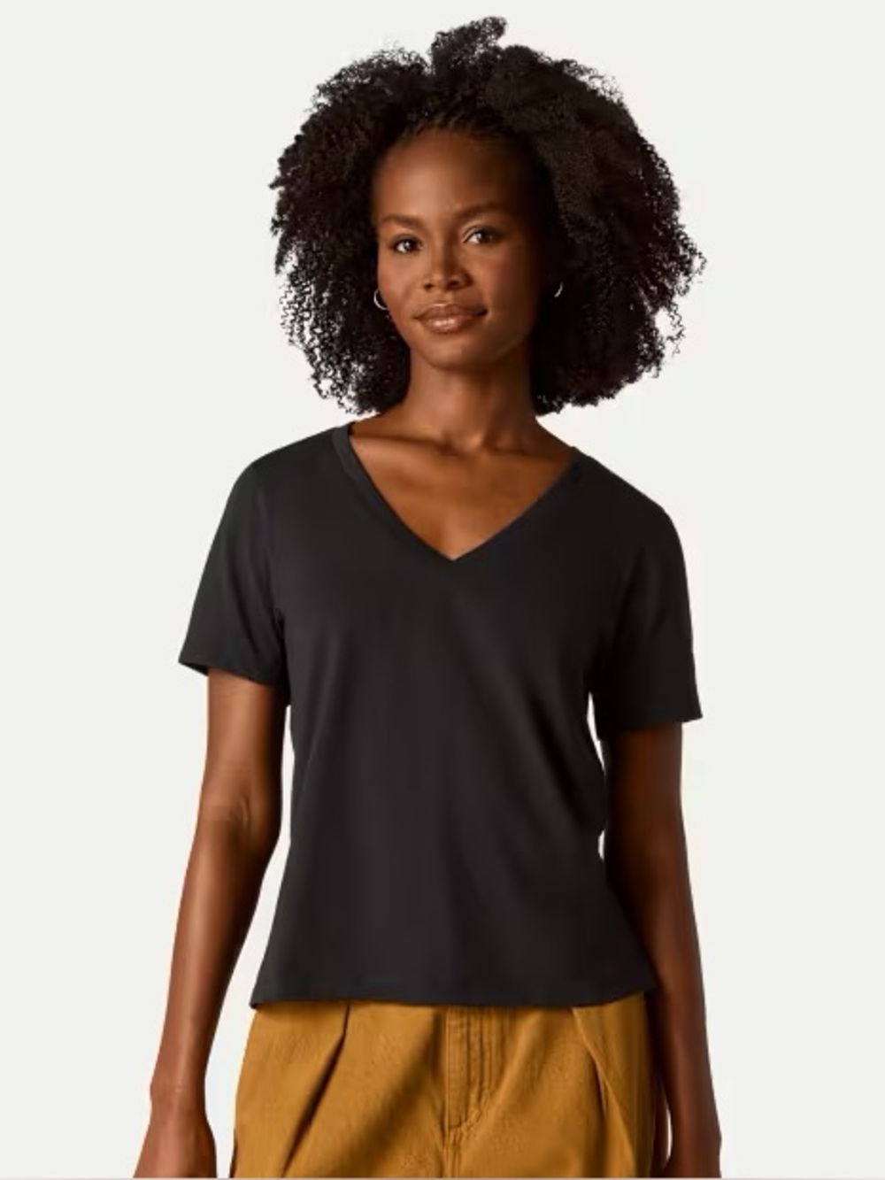 BOMBAS Women's Pima Cotton V-Neck T-Shirt